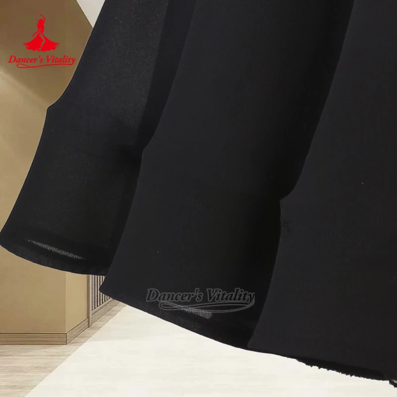 社交ダンスプロフェッショナル長袖ビッグスイングドレスダンサーの活力大人女性ワルツコンテスト&練習服カスタマイズ