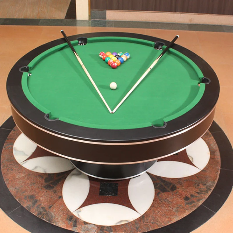 Round pool table, standard commercial adult American bar entertainment KTV club party pool table custom table