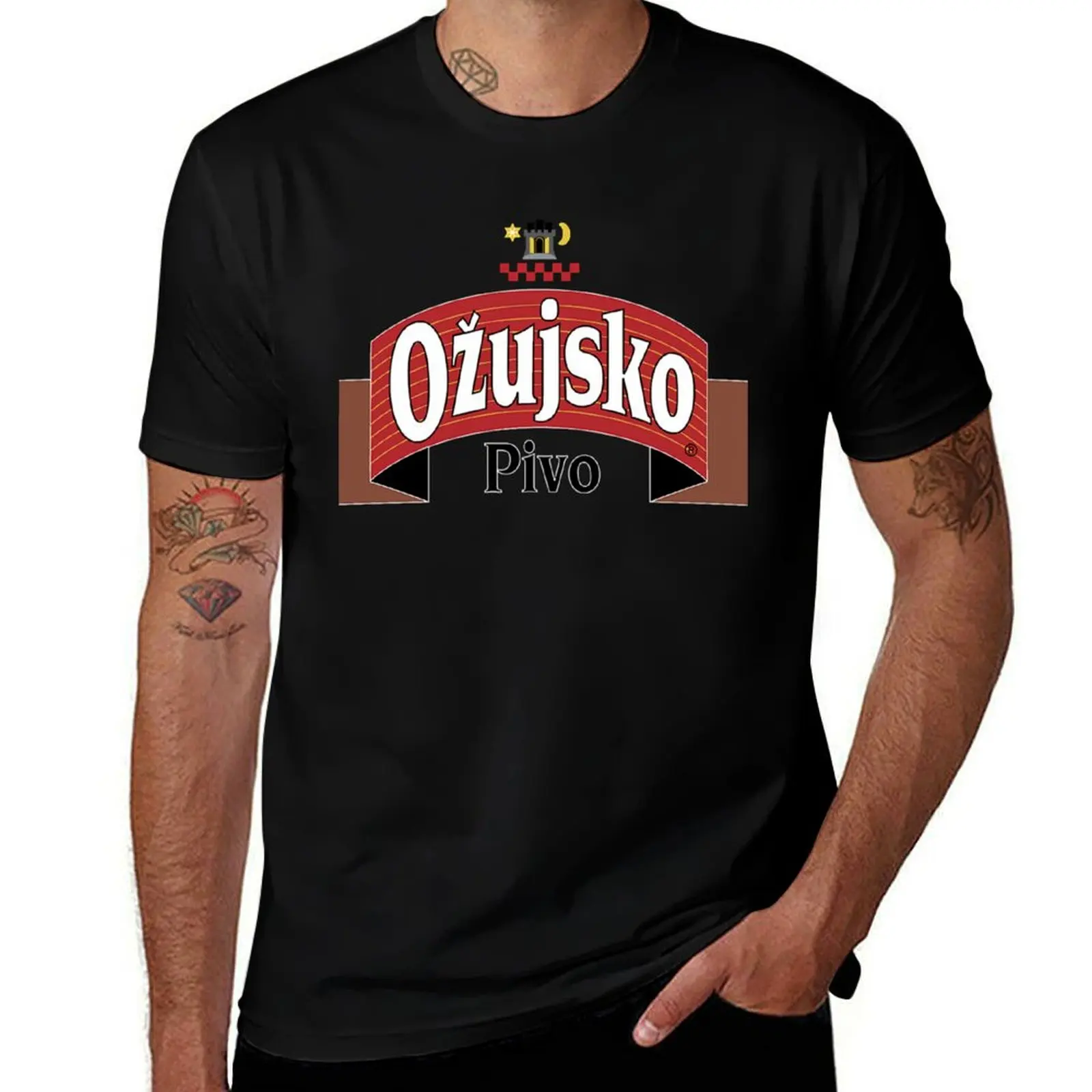 

Ozujsko Pivo - Croatia T-Shirt man t shirts graphic t shirts with prints