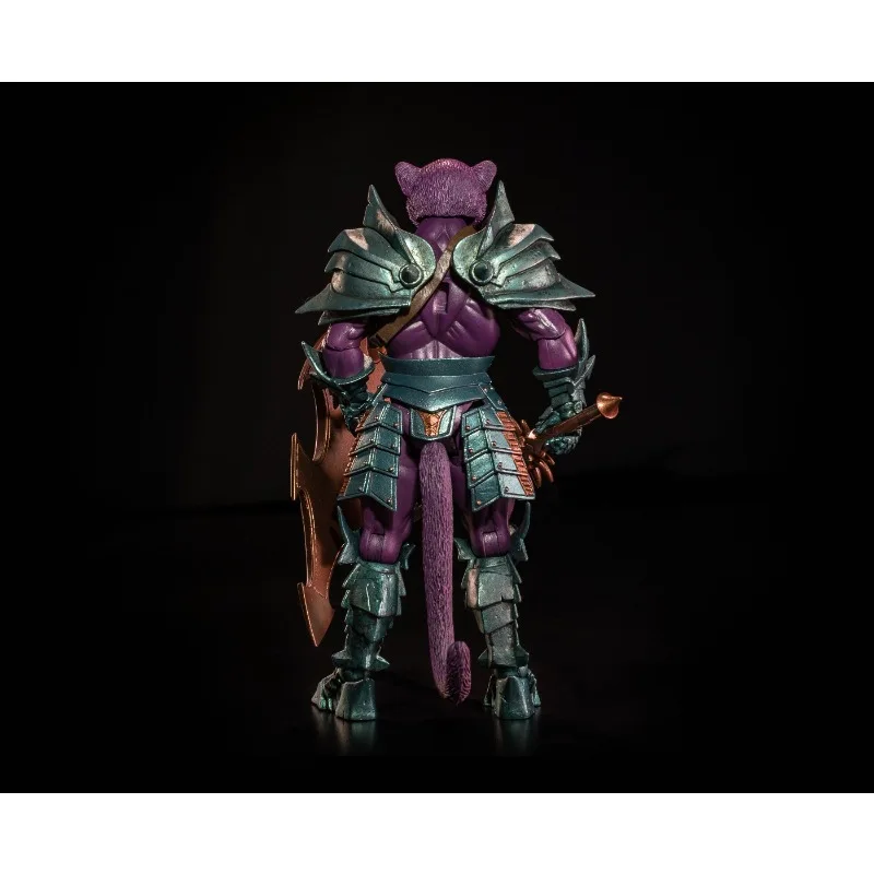 Quatre chevaux Studios véritable légions mythiques série Leodius' Army léopard Mage vert tigre violet léopard modèle de produit fini