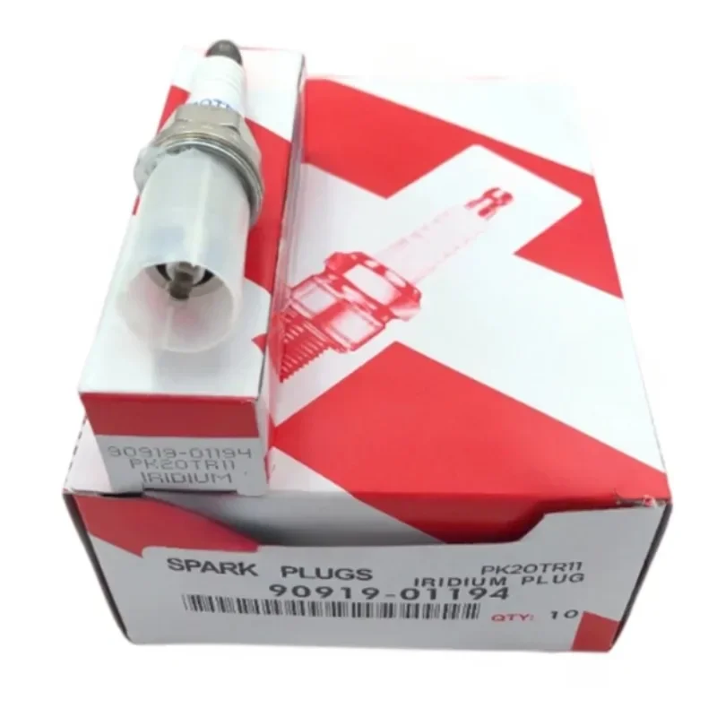 

10PCS Spark Plug 90919-01194 PK20TR11 for Toyota Avalon Camry Mark Supra Lexus GS Alfa Romeo 2.5L 3.0L 1JZ-GTE 1MZ-FE 2JZ-GTE
