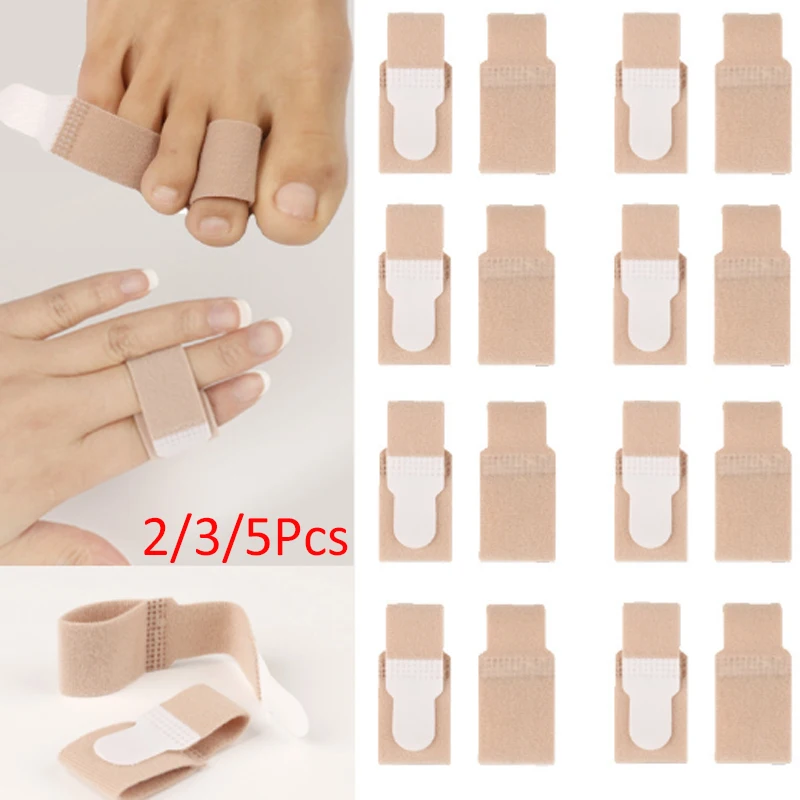 

2/3/5Pcs Overlapping Toe Strap for Adults and Children, Claw Shaped Toe Bending Correction, Finger Fracture Fixation Strap