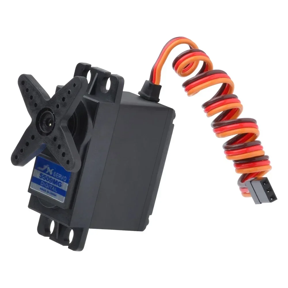 JX PDI-5509MG 9kg, engrenage métallique de haute précision, Servo numérique Standard pour voiture RC avion Robot bras 180 Angle Servo