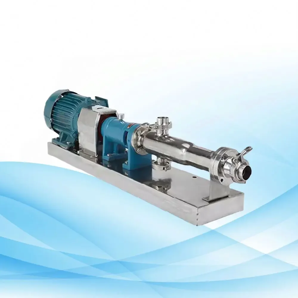 Customized Hygienic Stainless Steel Twin/Double Screw Pump Liquid Oil Conveying Screw Pump For Jam