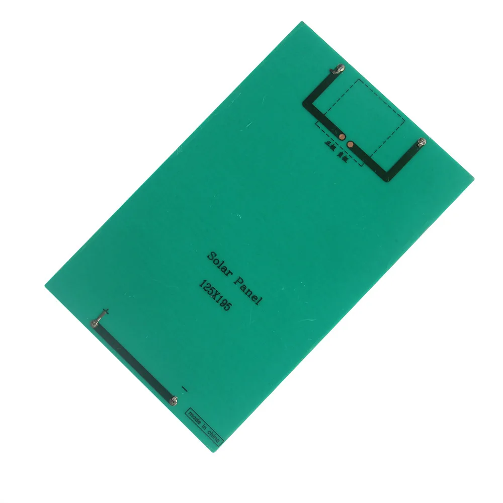3W 9V эпоксидная поликристаллическая солнечная панель для рекламной лампы, садовое зарядное устройство 125*195 мм
