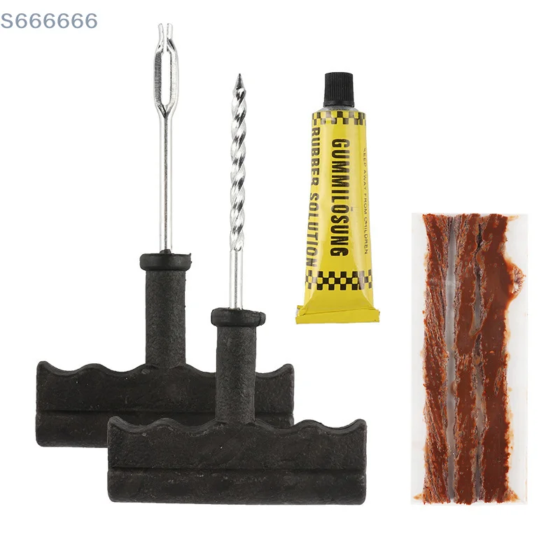 

6Pcs Car Motorcycle Vacuum Tire Emergency Repair Rubber StripCar Tire Repair Tools Kit Motorcycle Truck Vacuum Tire Repair Tool