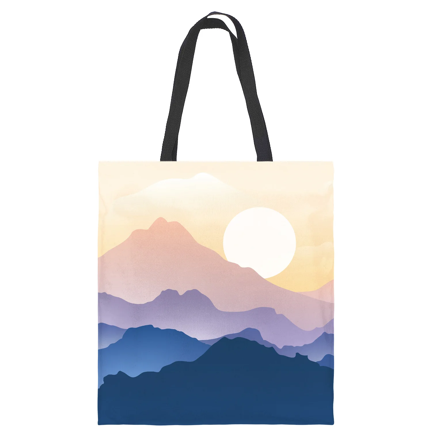 Sunset And Sunrise Handbag Tote Bags Fashion Handbag Large Capacity Shopping Totes Ladies Shopping Bag Can Be Personailzed