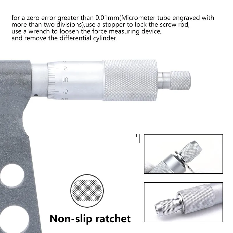 XCAN Pipe Wall Micrometer Tungsten Carbide Steel Internal Groove Digital Caliper Range 0-25mm Accuracy 0.01mm Measuring Tool