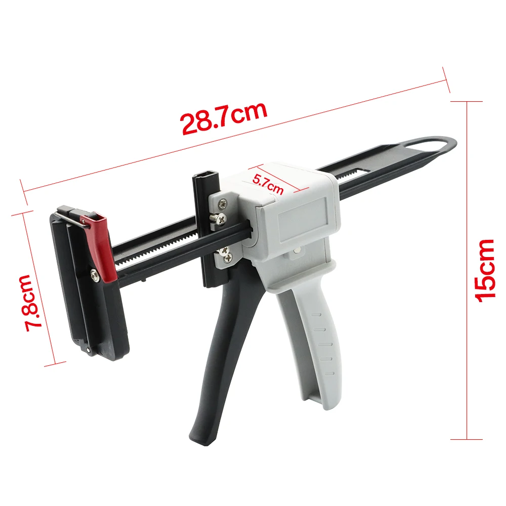 704 Toothpaste Glue Gun Silicone Manual Glue Gun Repair Tool Sealant Manual Extruder Injection Gun Epoxy Resin Tool