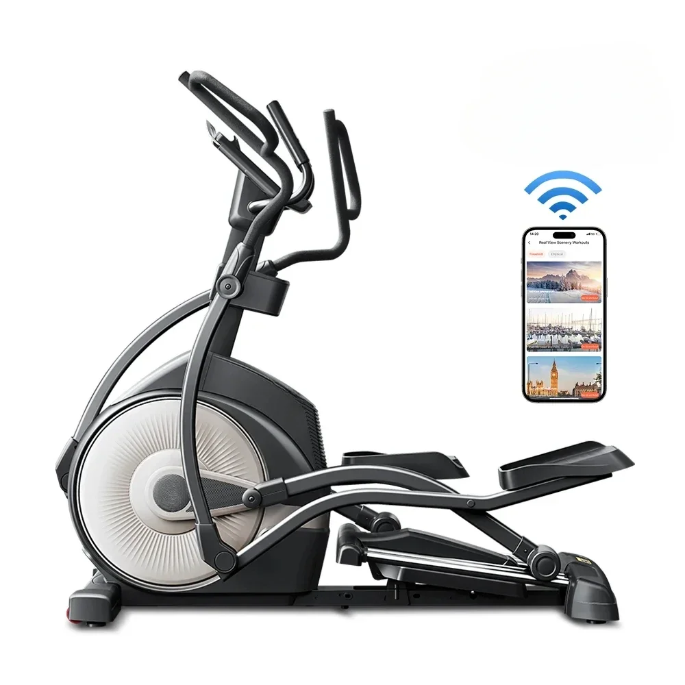 Elliptical, Magnetic Electric Smart Cross Elliptical, Leg Trainer, for Home and Gym Training Equipment