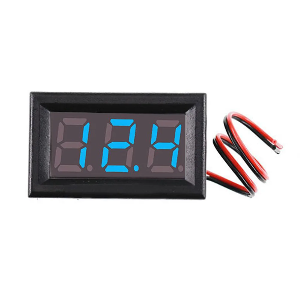 Voltage Voltmeter LED Voltage Table Low Voltage Start DC 5-120V Dual Digital Voltmeter LED Display Digital LED Panel Practical