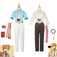 Anime Toilet-Bound Hanako-Kun Minamoto Kou Cosplay Costume Halloween Top Shirt Pants Accessories Props Xmas Cosplay