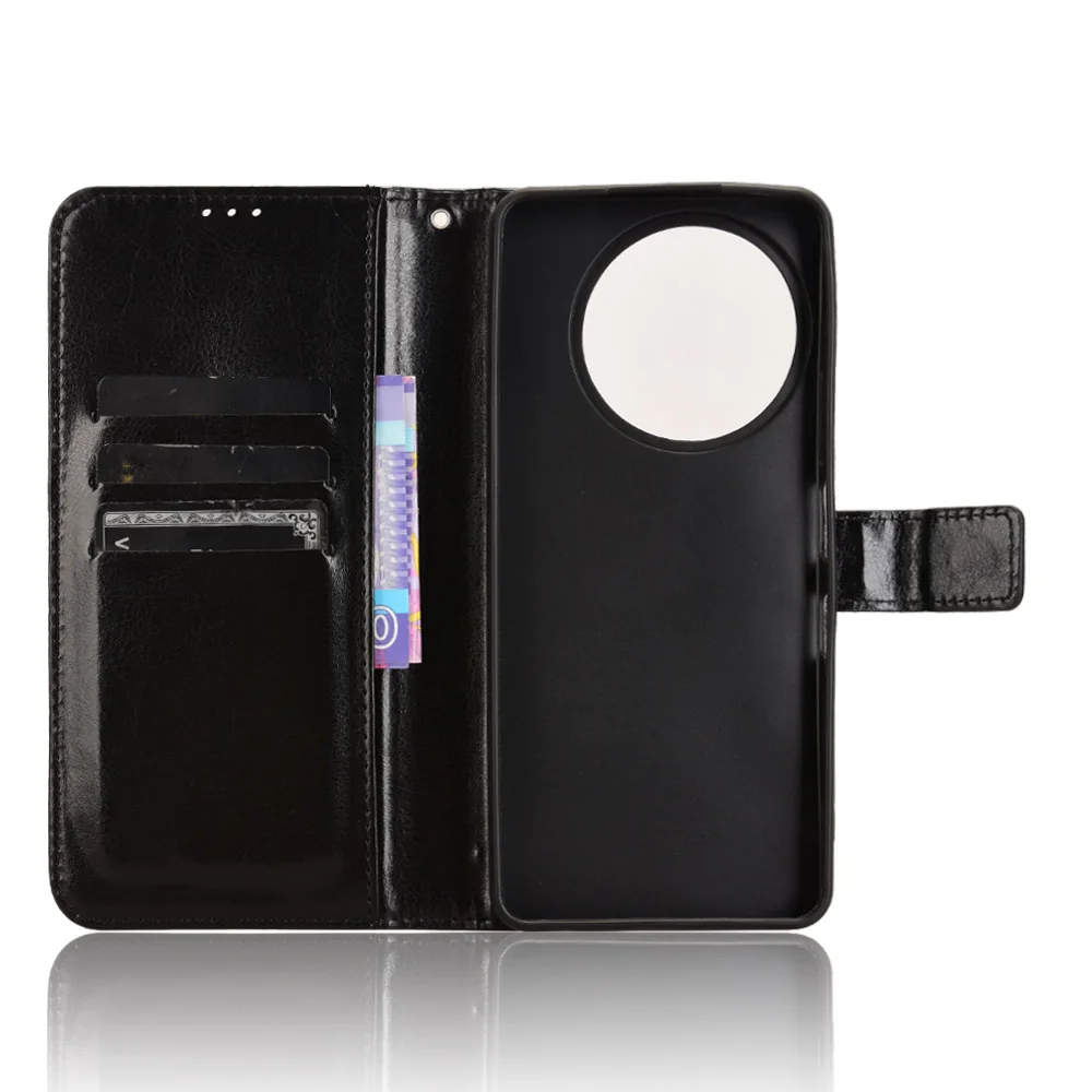 حافظة محفظة جلدية قابلة للطي لـ TCL ، حامل بطاقة ، غطاء مغناطيسي ، وظيفة حامل ، فاخر ، TCL 50 و 50Pro