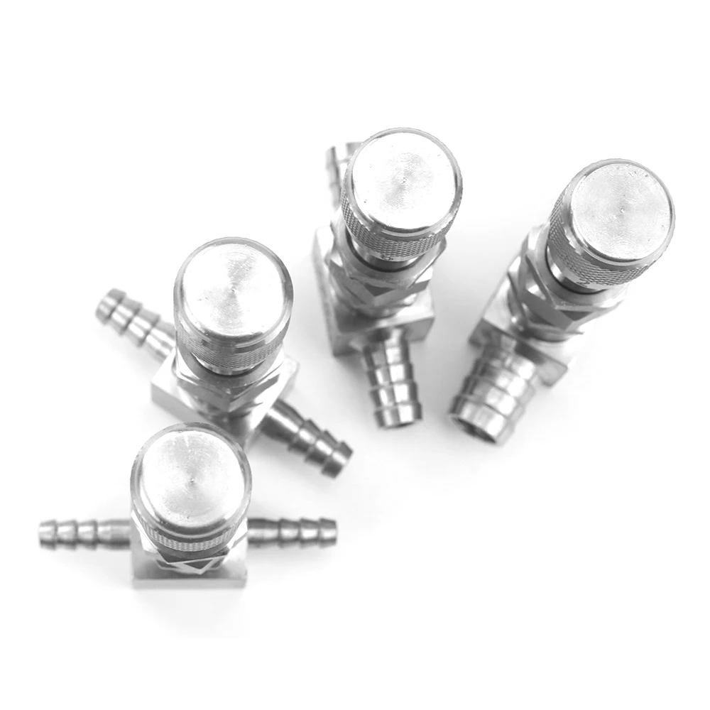 Needle Micro Flow Regulating Metering Controller Water Gas 4/6/8/10/12/14mm Hose Barb Pagoda Stainless Steel 304