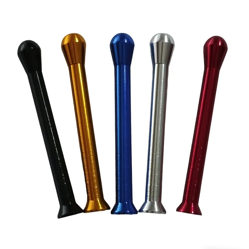 Tubo de rapé portátil de Metal de alta calidad, tubo de rapé de tendencia a la moda, Mini pajita de aleación de aluminio de 64mm, dispositivo genial para regalo de hombre