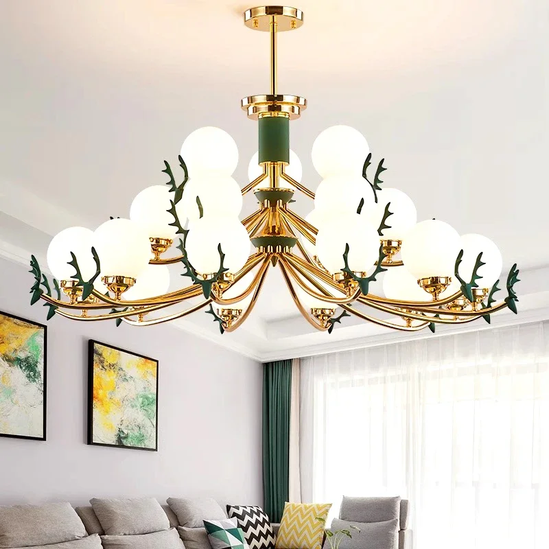 Modern light luxury Dining room chandelier lighting Ceiling lamps hanging light led chandeliers for the living room indoor light