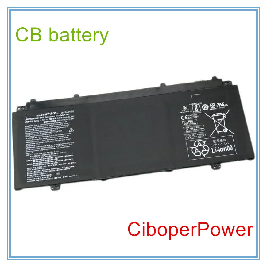 AP1505L AP15O5L Laptop Battery For 13 S5-371 S5-371-52JR S5-371-7278 767P CB5-312T AP1503K 11.55V 53.9W