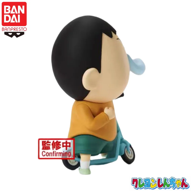 Na Stanie 100% Oryginalny Bandai Banpresto Crayon Shin-Chan Boochan Figurka Akcji Lalka Nowa w Pudełku Akcesoria Animacyjne Garage