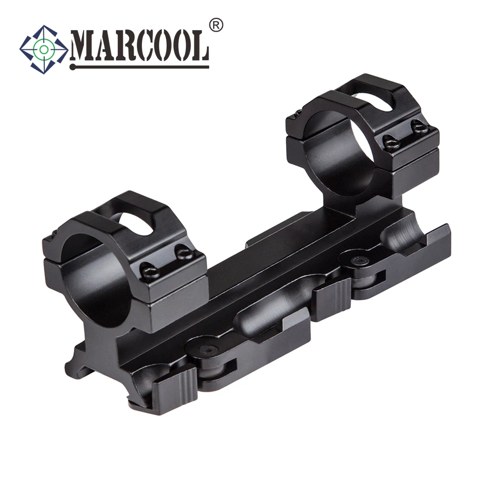 Marcool Tactical 25.4/30mm One-piece Ring Mount with Quick Release Aluminum Alloy Mount 