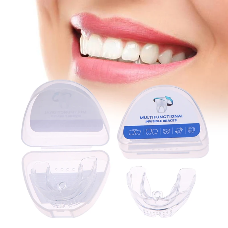 Orthodontic Braces Dental Braces Teeth Alignment Trainer Instanted Silicone Teeth Retainer Mouth Guard Braces Tooth Tray