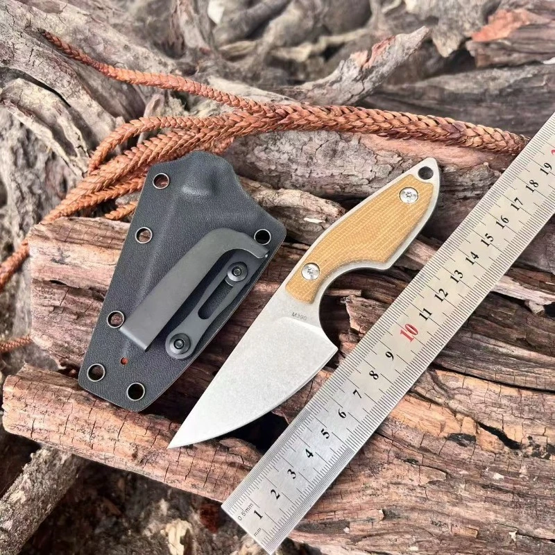 

Portable Small Straight Fixed Blade Knife Camping Outdoor Pocket Knife Flax Handle Hunting Survival Tactical Knives EDC Tools