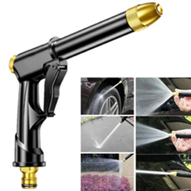 AAAN-High Quality Expandable Garden Hose Flexible Car Wash High Pressure Nozzle Spraye Washergun