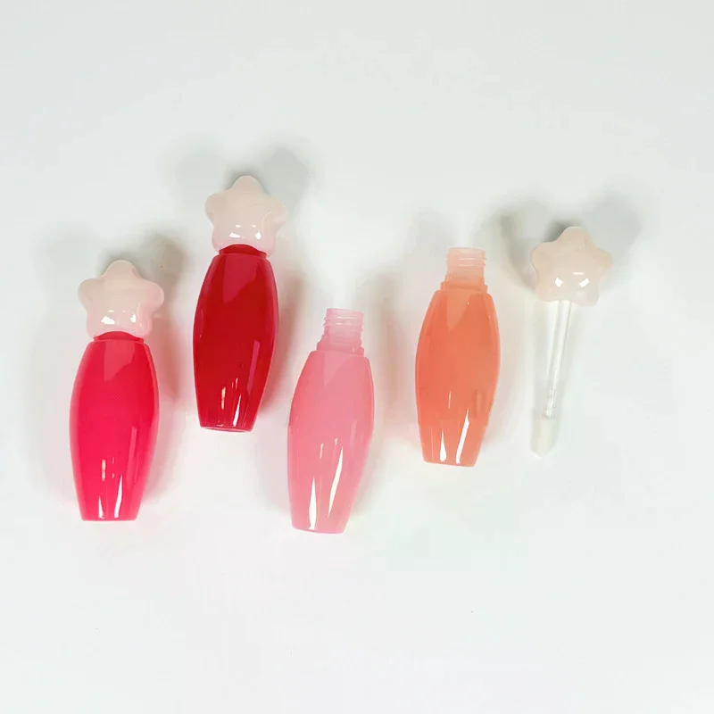 Transparante lipglossbuis Dikke staaf Grote borstelkop Lege fles Lippenglazuurcontainer