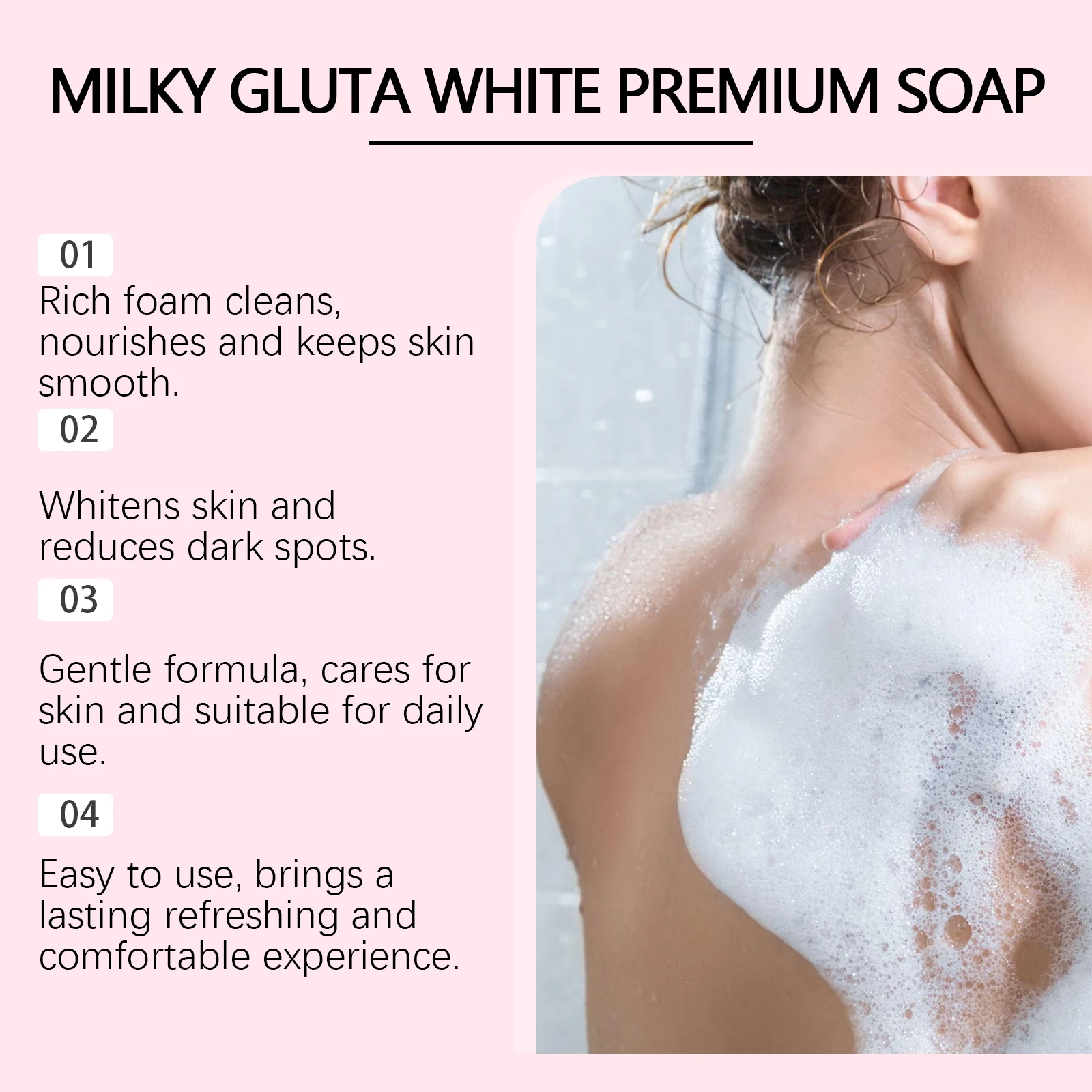 สบู่นม ทำความสะอาดผิวเรียบเนียน ควบคุมความมัน บำรุงผิวชุ่มชื้นล้ำลึก ปรับผิวหมองคล้ำให้กระจ่างใส ผลิตภัณฑ์บำรุงผิว สบู่น้ำผึ้ง 70 กรัม