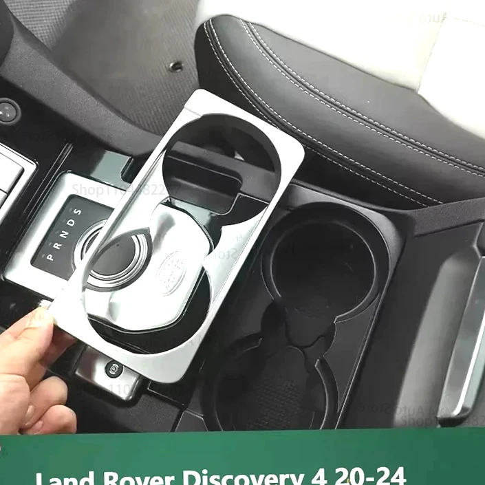 

Для Land Rover Discovery 4 2010-2016, автомобильный ABS, черный, под дерево, передний сливной держатель, декоративная крышка, накладка, детали, аксессуары
