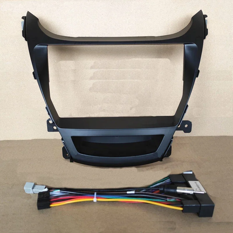 Car Multimedia Frame Car Radio Audio Frame Dashboard Panel 9" Fascias For Hyundai Elantra i35 MD UD V 2014 2015 2