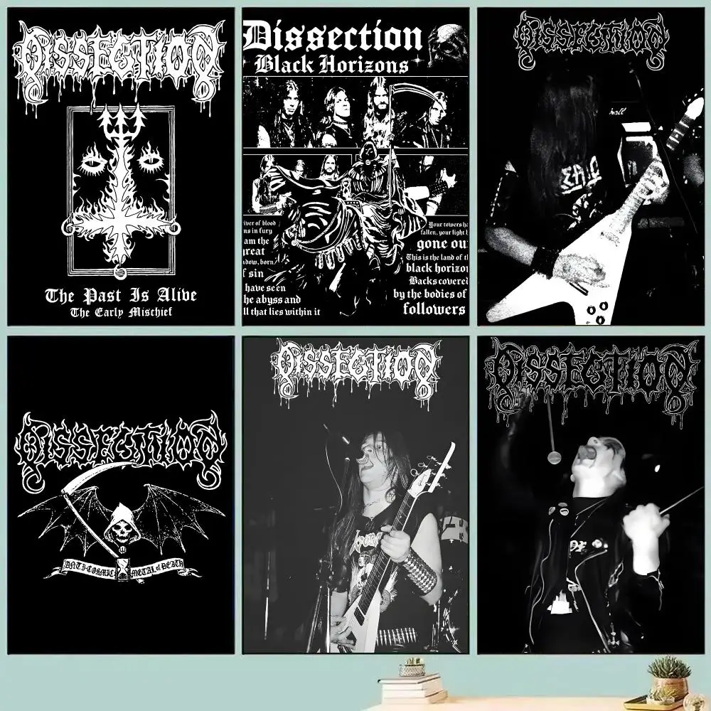 Famous Metal Band D-Dissection Poster Room Decor Home Wall Art Printing Waterproof Garage Bed Room Posters Gift