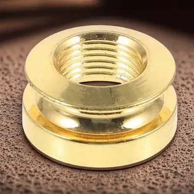 

Copper Pickup Tail Pin Cap Guitar Endpin Button Acoustic Electric Durable Replacement Smooth Rounded Design Easy Installation