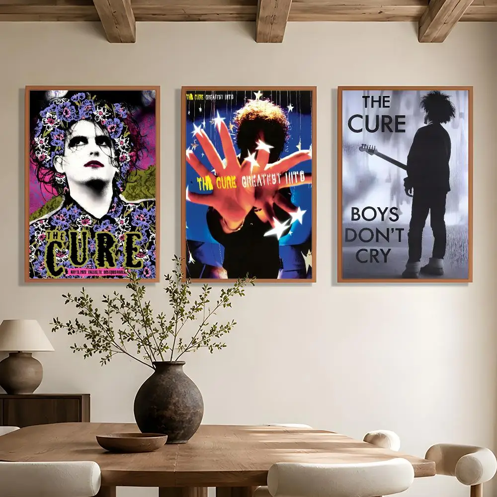 Gothic Band T-The Cure Poster Wall Art Poster HD Waterproof PP Print Bedroom Living Room Office Decor Gift