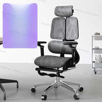 Lumbar Support Headrest Office Chair Backrest Meeting Furniture Rotate Luxurious Office Chair Ergonomic Work Silla De Escritorio
