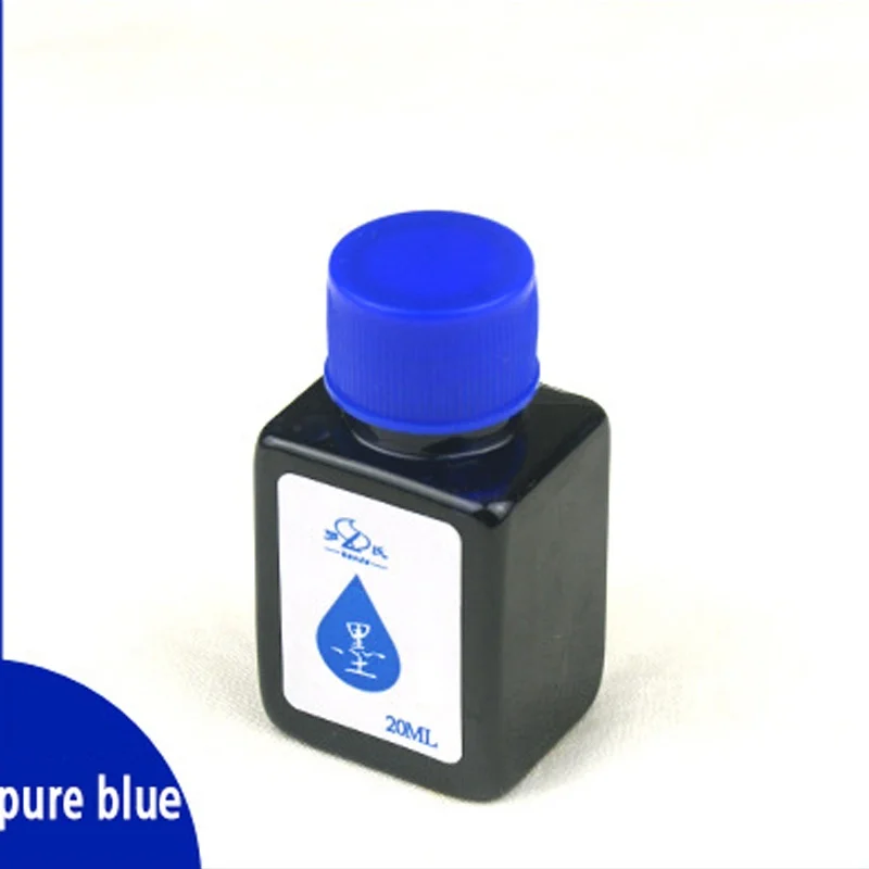 20Ml Vulpen Inkt Fles Zwart/Blauw/Rood Kleur Inkt Levert