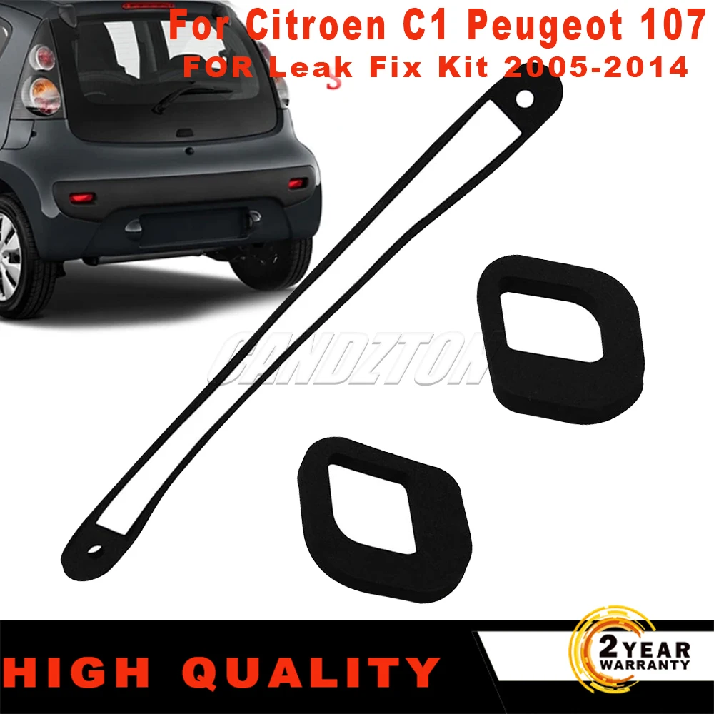 Car 3rd Brake Light & Rear Tail Cluster Seals Leak Fix Kit For Citroen C1 Peugeot 107