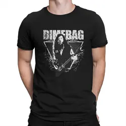 Legendary Guitarist Man's TShirt Dimebag Darrell Crewneck Short Sleeve Fabric T Shirt Funny Top Quality Birthday Gifts