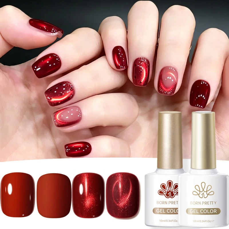 BORN PRETTY Şarap Kırmızısı Ke - Nail Art Red Wine Cat Eye incelemesi ve fiyatı