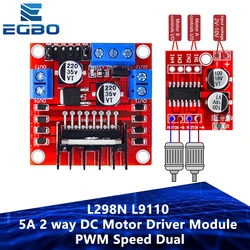 1PCS EGBO Dual H Bridge DC Stepper Motor Drive Controller Board Module L298N for Arduino smart car robot