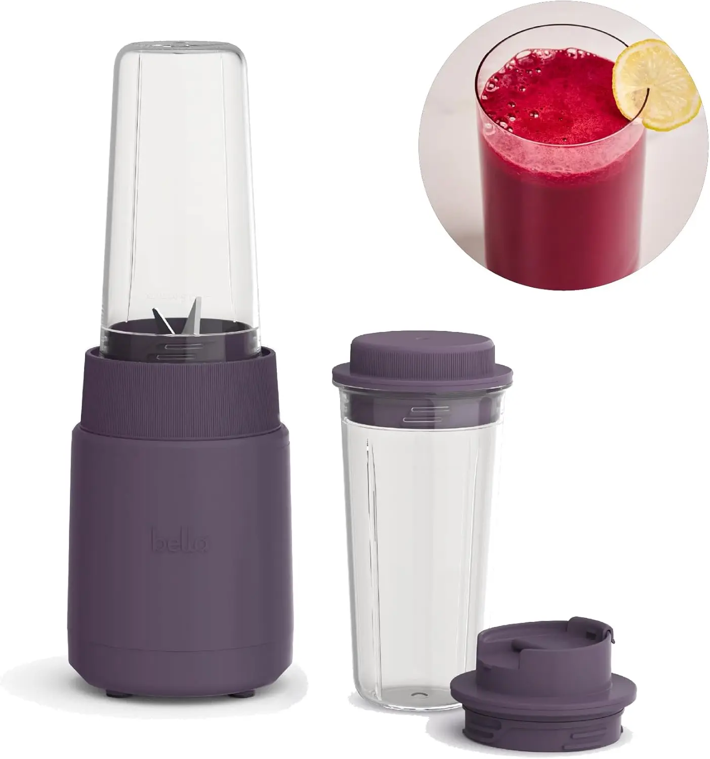 Conjunto de 6 Peças: Liquidificador Portátil, Extrator de Sucos e Preparador de Smoothies, Design Prático, EverGood ™   Lava-louças sem BPA