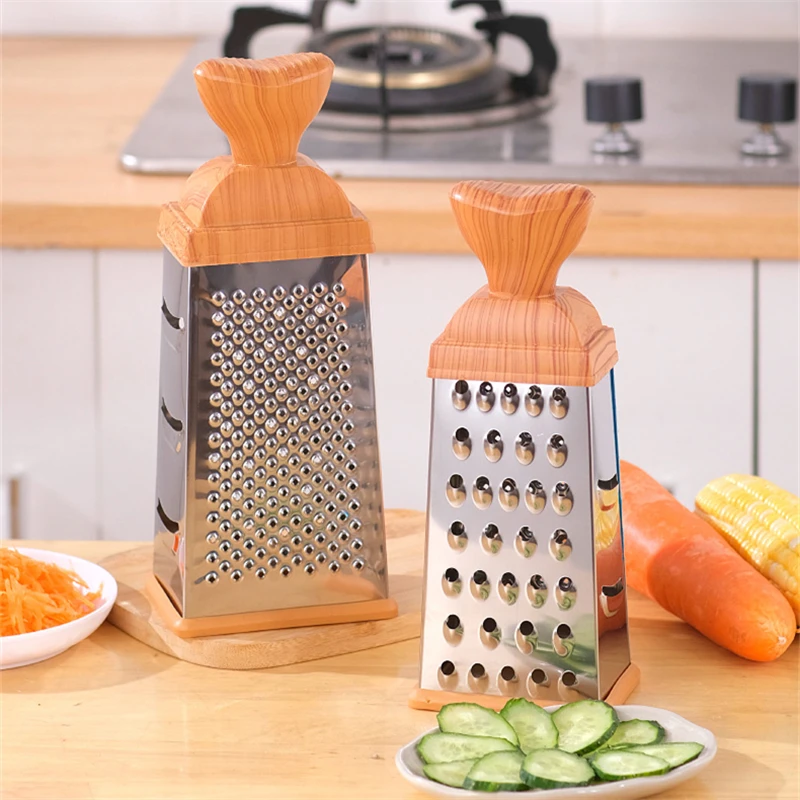 4/6 Sides Vegetables Box Grater Stainless Steel Multifunctional Slicer Cheese Graters Manual Potato Chopper Kitchen Accessories