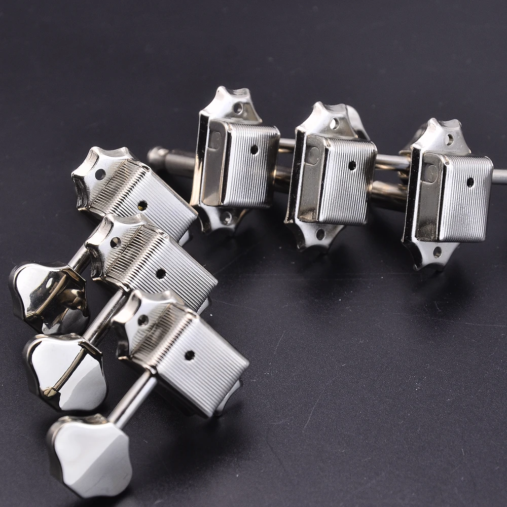 3R-3L Nickel  Gear ratio 1：15  Vintage Guitar Machine Heads Tuners  For LP SG KR(Origin)