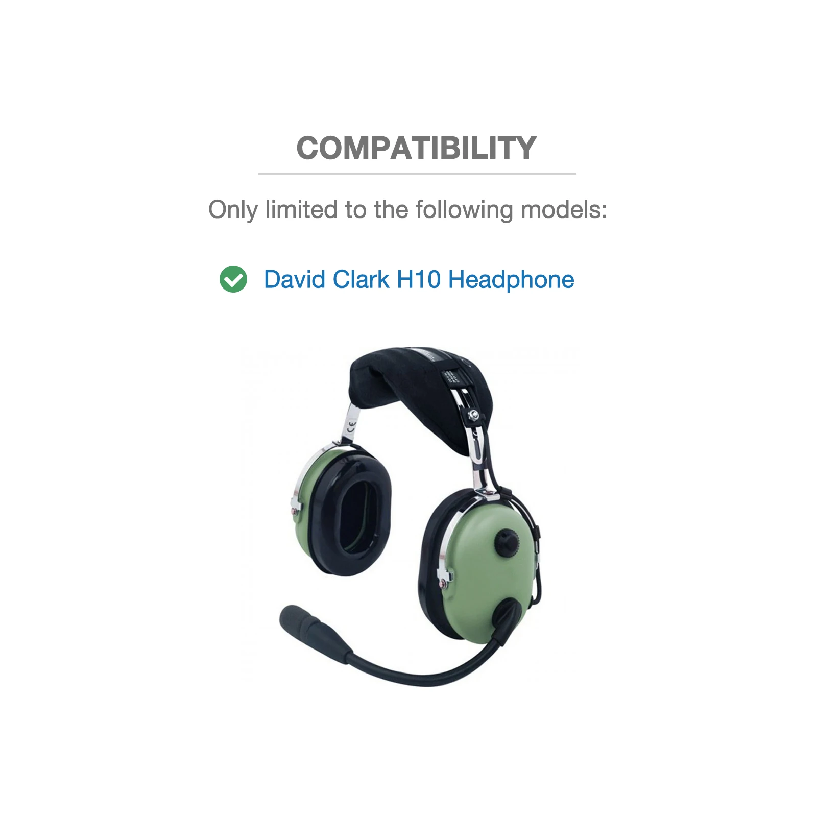 تيار مستمر جل بطانة للأذن 3 هيئة التصنيع العسكري يغطي عدة لديفيد كلارك H10-60 H10-20 H10-76 H10-30 H10-13S H10-13.4 تيار مستمر H10-سلسلة سماعات الطيران