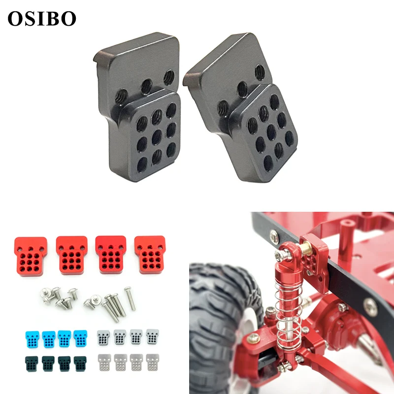 Metal Adjustable Shock Absorber Bracket Extender Seat For WPL B1 B14 B16 B24 C14 C24 B36 & MN D90 D91 RC Car Parts Accessories