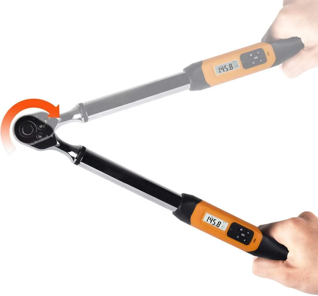 Preset Digital Display Torque Wrench Hand Repair Tool For Car Motorcycle Manufacturer OEM