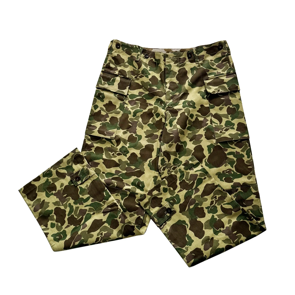 Pantalón camuflaje militar EE.UU. Segunda Guerra Mundial vintage
