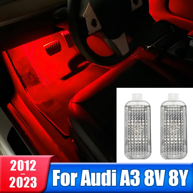 

Car Footwell Lights For Audi A3 8V 8Y 2012 2013 2014 2015 2016 2017 2018 2019 2020 2021 2022 2023 Atmosphere Lights Accessories