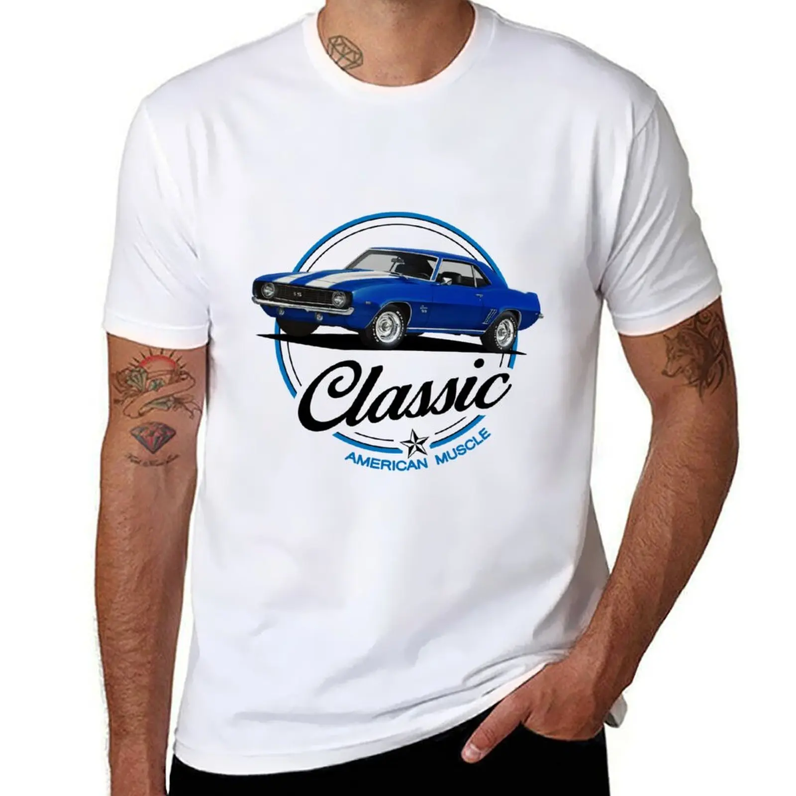 

Classic Camaro Retro American T-Shirt luxury designer croswit shirt man shirts men graphic
