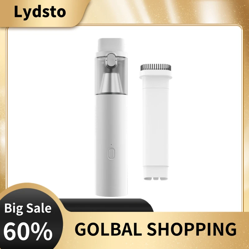 

Lydsto Wireless Handheld Vacuum Cleaner Strong Suction 5000 Pa Car Accessories Brush Head 2500mAh*2 Battery 65W Cleaners