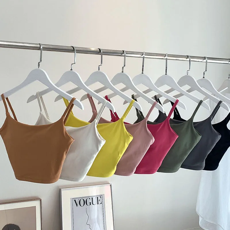 Sexy Backless Pilates Yoga reggiseni sportivi Crop Top donna Low Back Cozy Soft Workout Exercise Tops con reggiseno incorporato